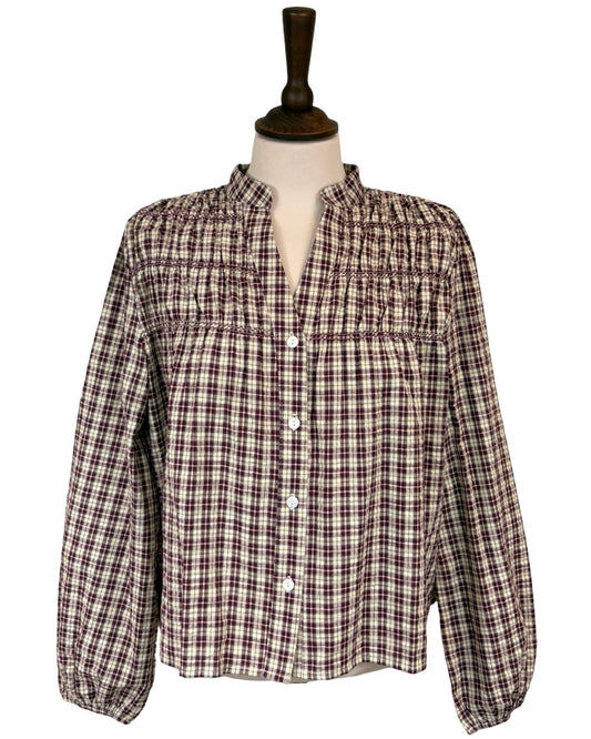 Amber Gingham Blouse