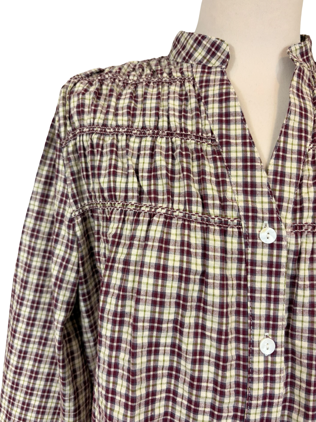 Amber Gingham Blouse