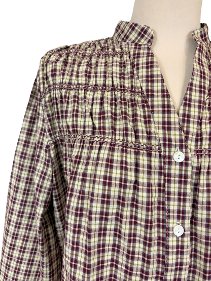 Amber Gingham Blouse