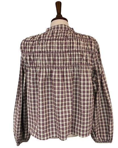 Amber Gingham Blouse
