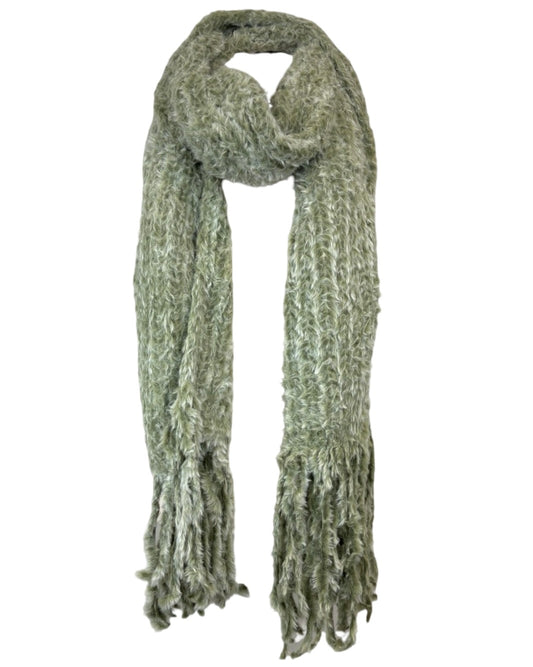 Soft Fluffy Tassel Scarf