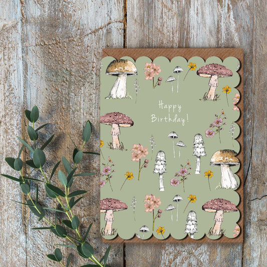Toasted Crumpet Happy Birthday Mini Card