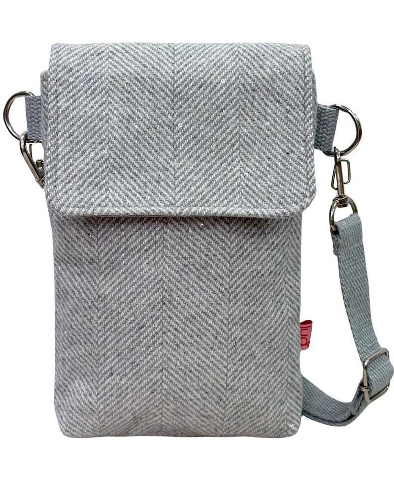 Herringbone Phone Purse