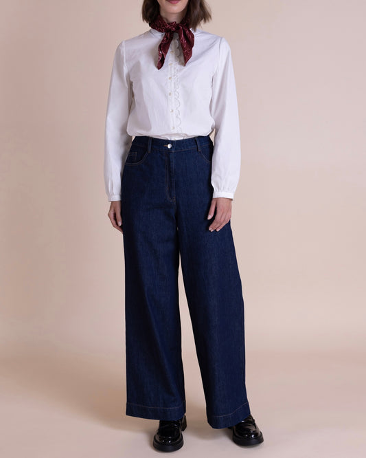 Denim Wide Leg Jean