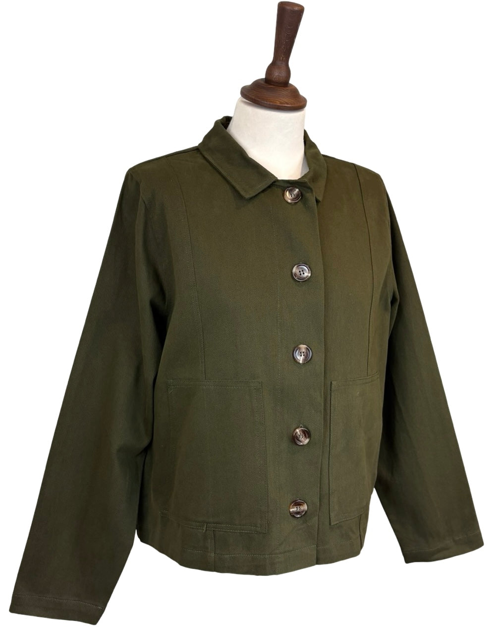 Brielle Boxy Cotton Jacket