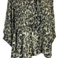 Angel Leopard Tie Front Blouse