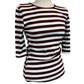 Florence Three Quarter Sleeve Stripe Top