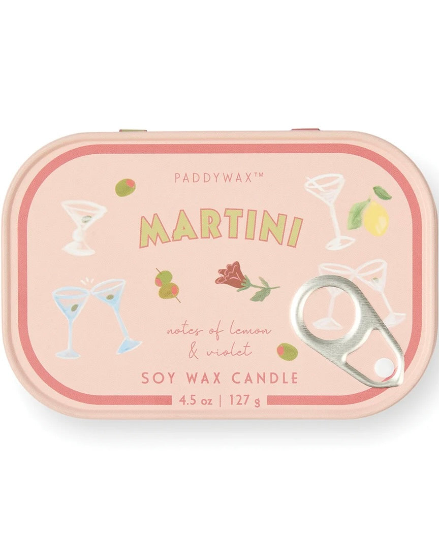 Bistro Tin Candle - Martini
