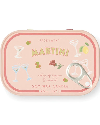 Bistro Tin Candle - Martini
