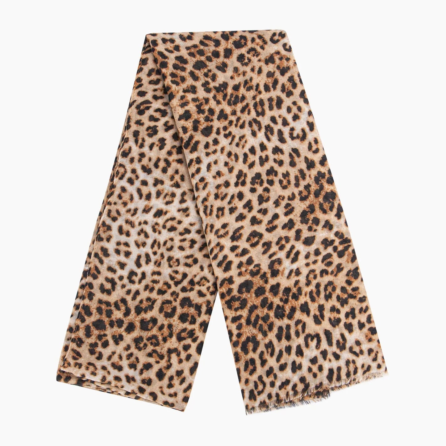 Odessa Leopard Print Scarf