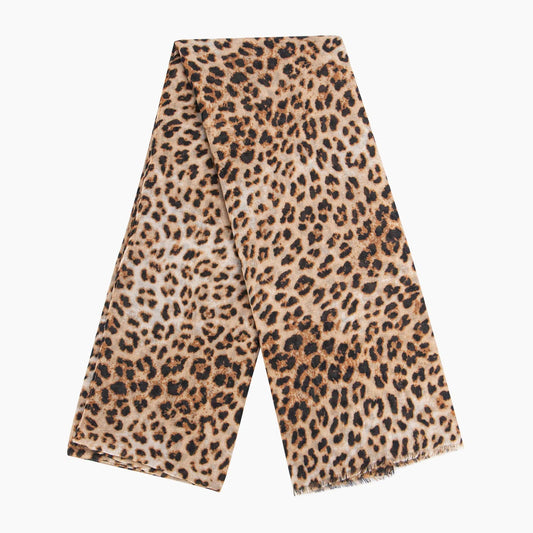 Odessa Leopard Print Scarf