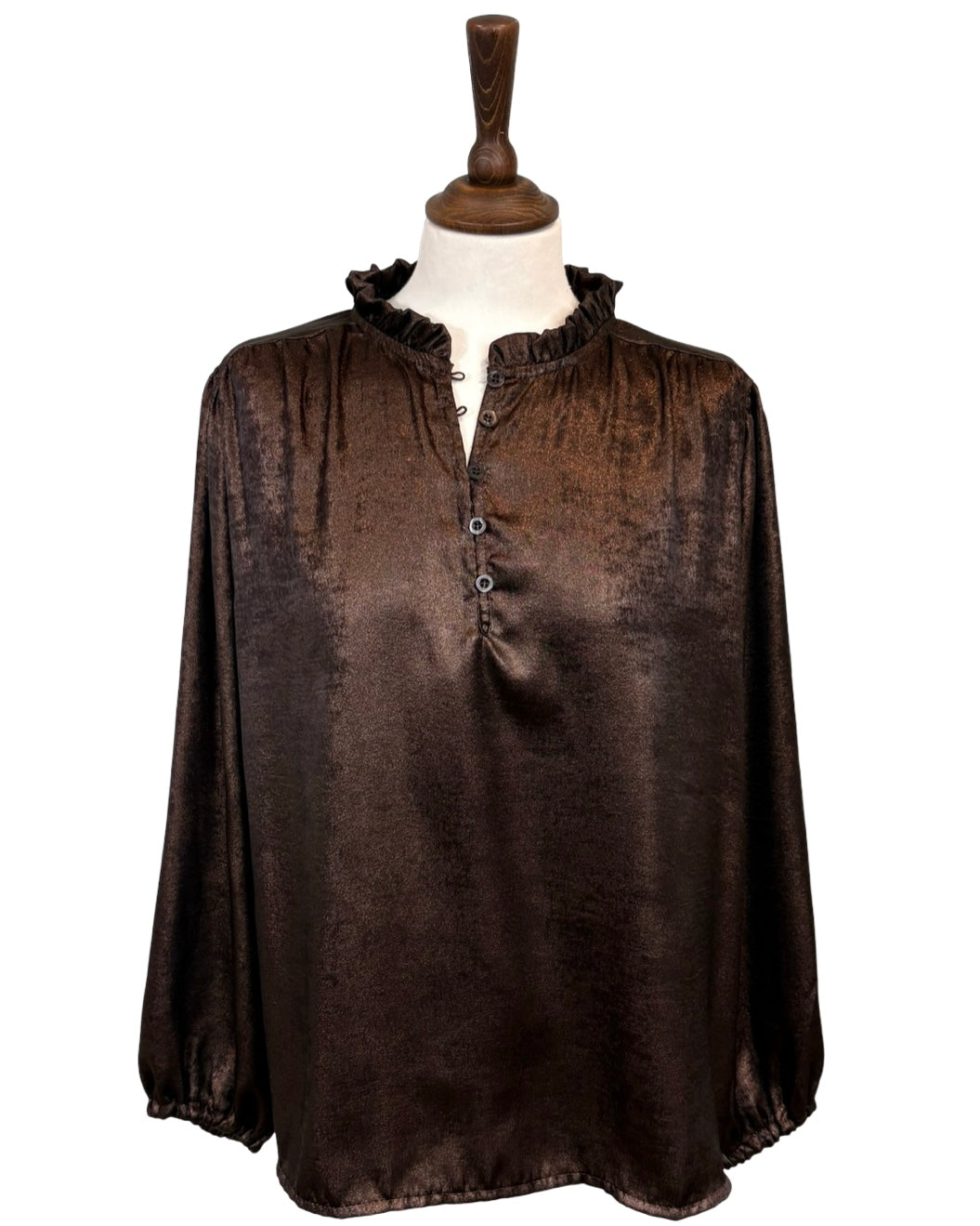Nicole Metallic Blouse