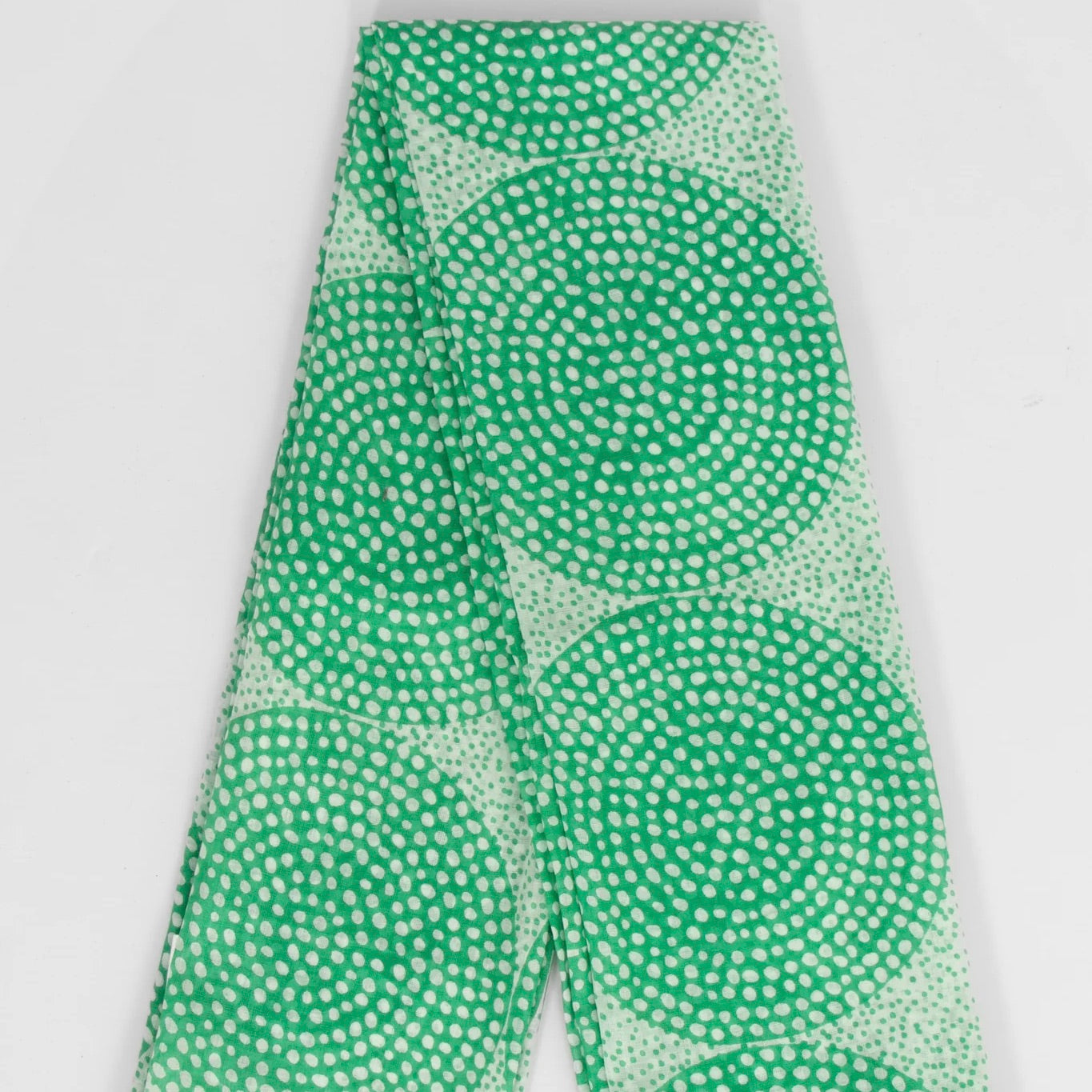 Camille Polka Dot Circle Print Scarf