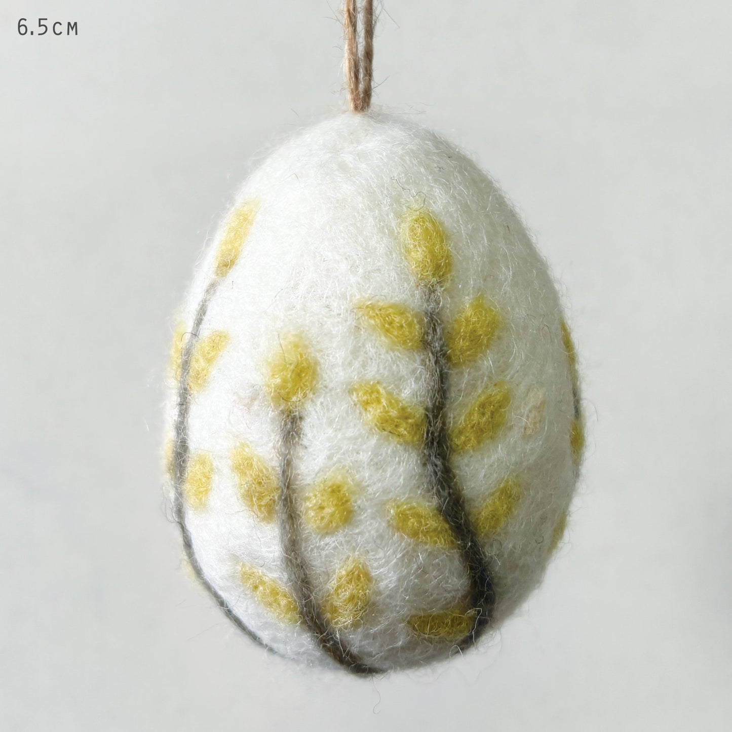 Floral Felted Egg