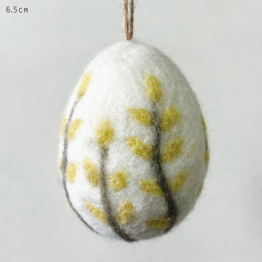 Floral Felted Egg