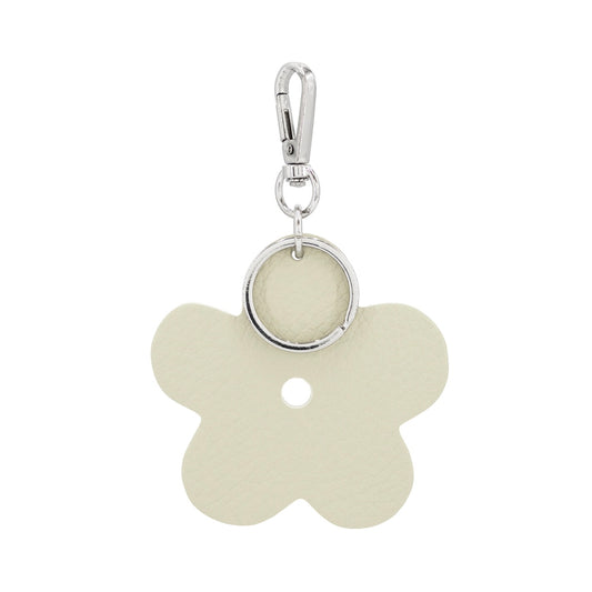 Leather Flower Keyring
