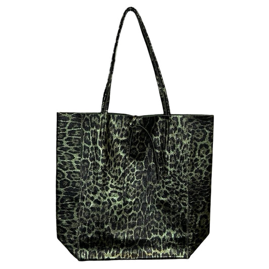 Leopard Print Large Soft Shopping Bag