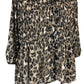 Angel Leopard Tie Front Blouse
