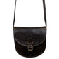 Leather Buckle Crossbody Bag