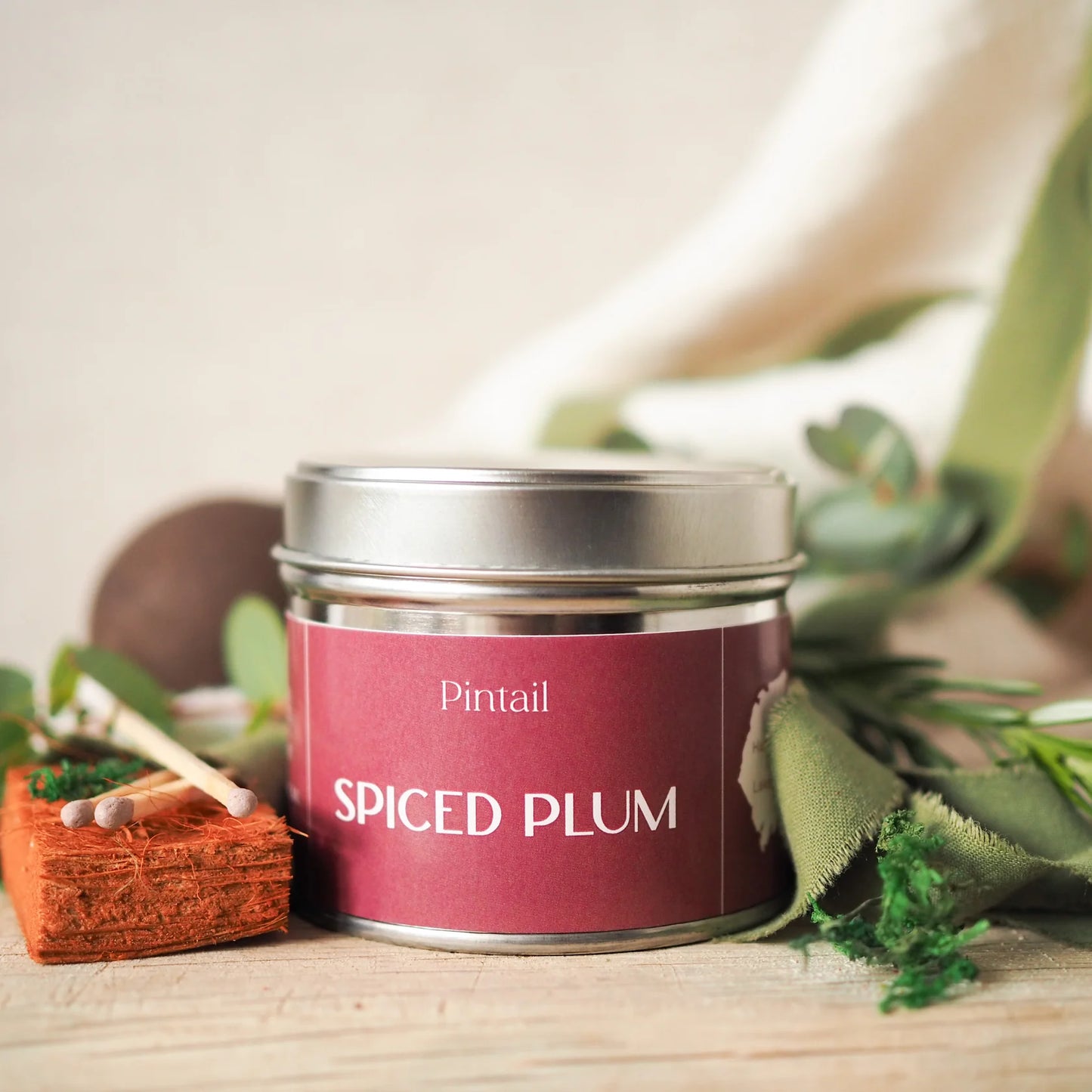 Spiced Plum Candle Tin