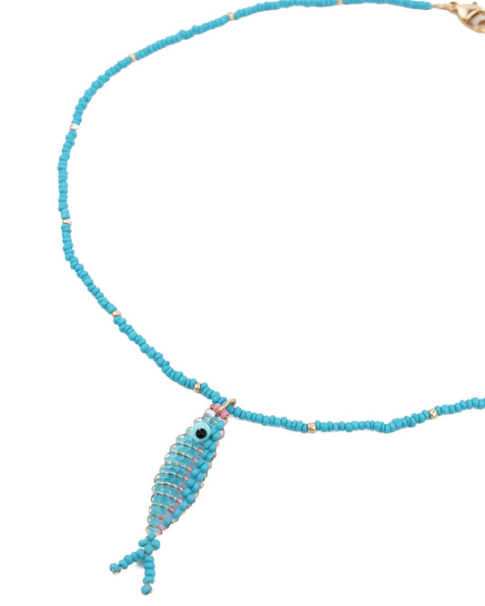 Fish Beaded Necklace