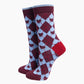 Bamboo Diamond Heart Socks