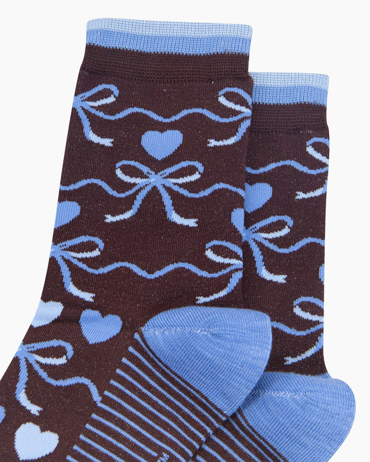Bamboo Bow Socks