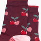 Bamboo Heart Cherry Socks