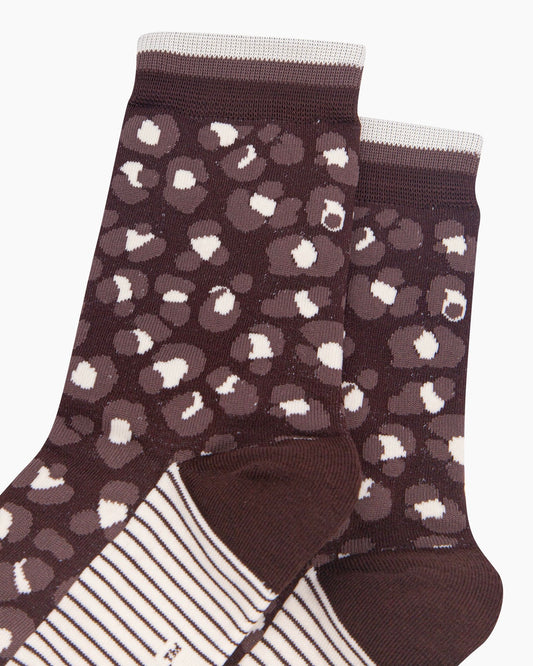 Bamboo Leopard Socks