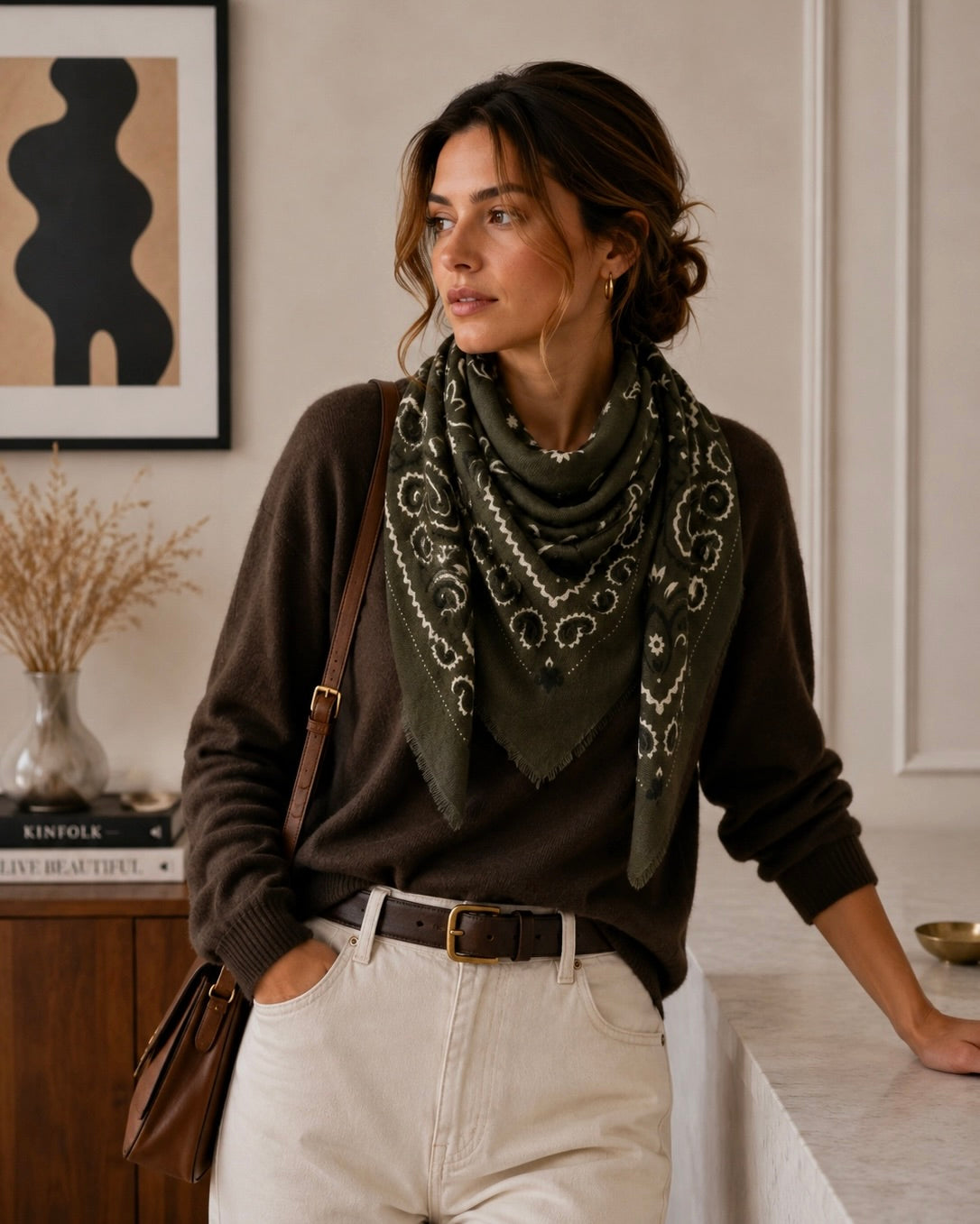 Paisley Lightweight Scarf