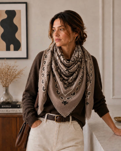 Paisley Lightweight Scarf