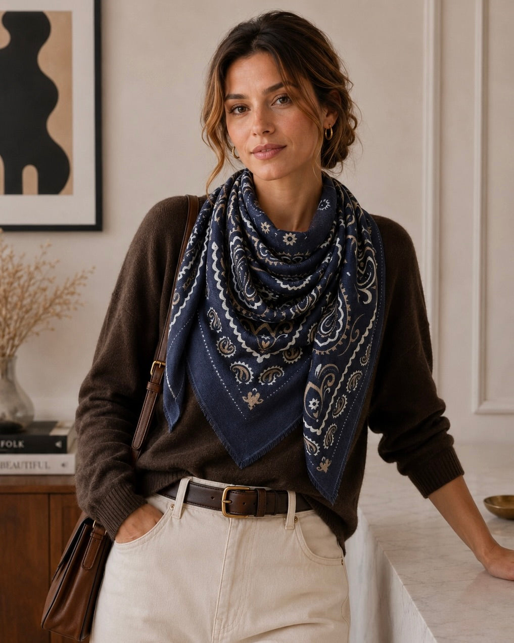 Paisley Lightweight Scarf