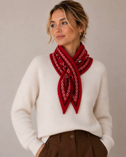 Triangle Pull Through Scarf