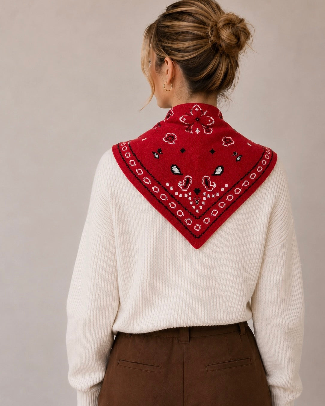 Triangle Pull Through Scarf