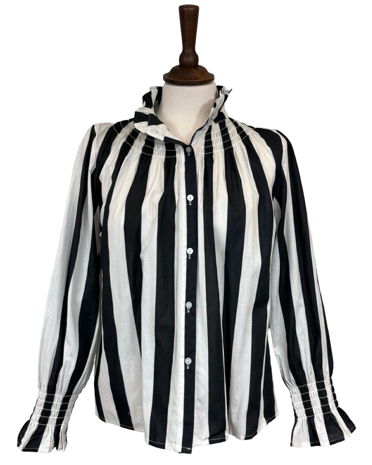 Clemence Stripe Blouse