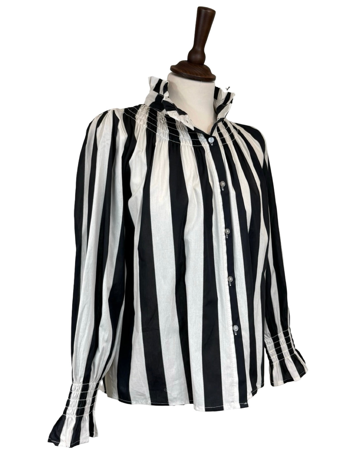 Clemence Stripe Blouse