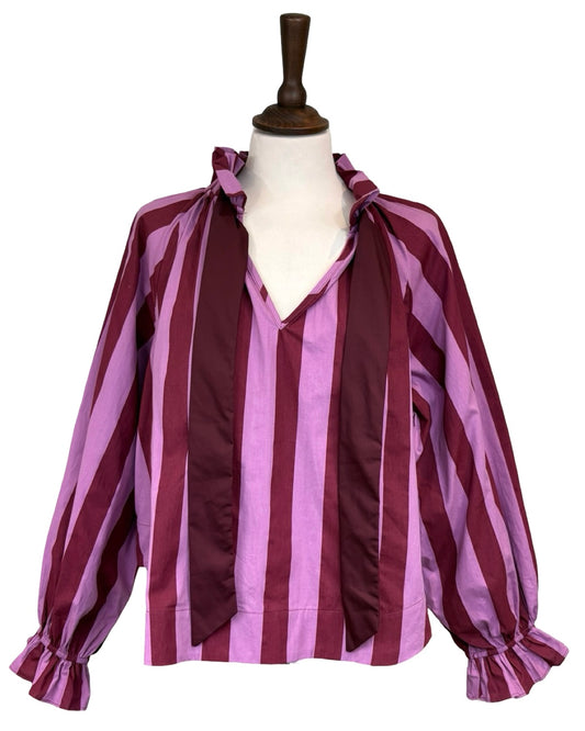 Giselle Frill Stripe Shirt