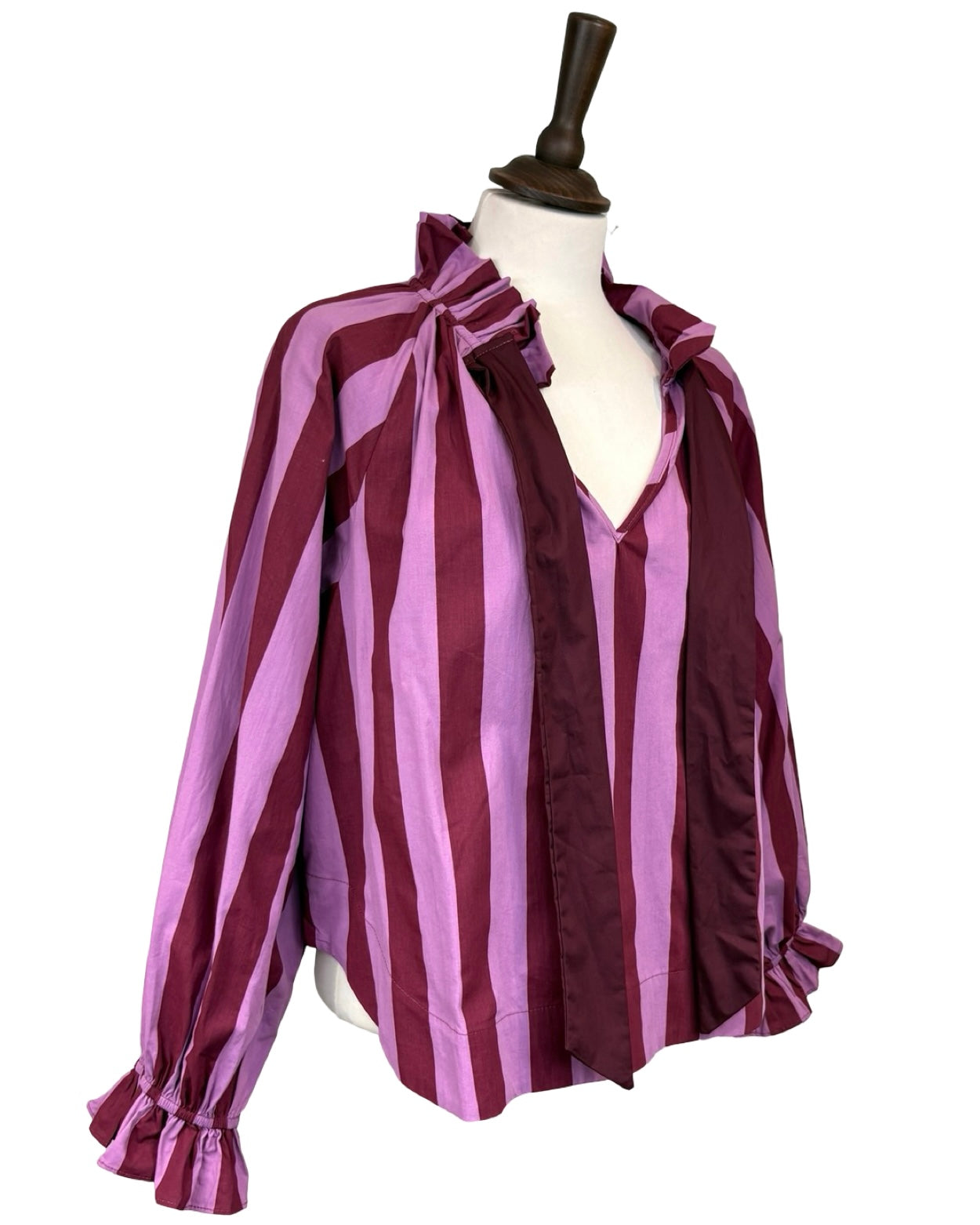 Giselle Frill Stripe Shirt
