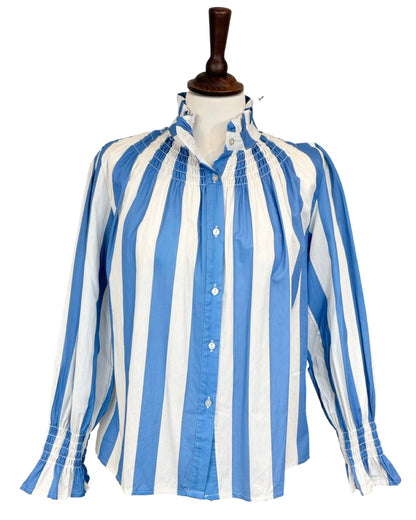 Clemence Stripe Blouse