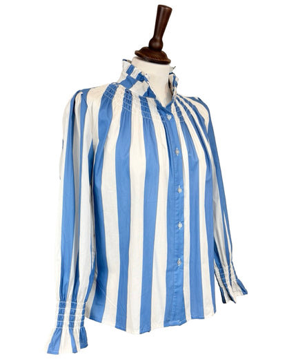 Clemence Stripe Blouse