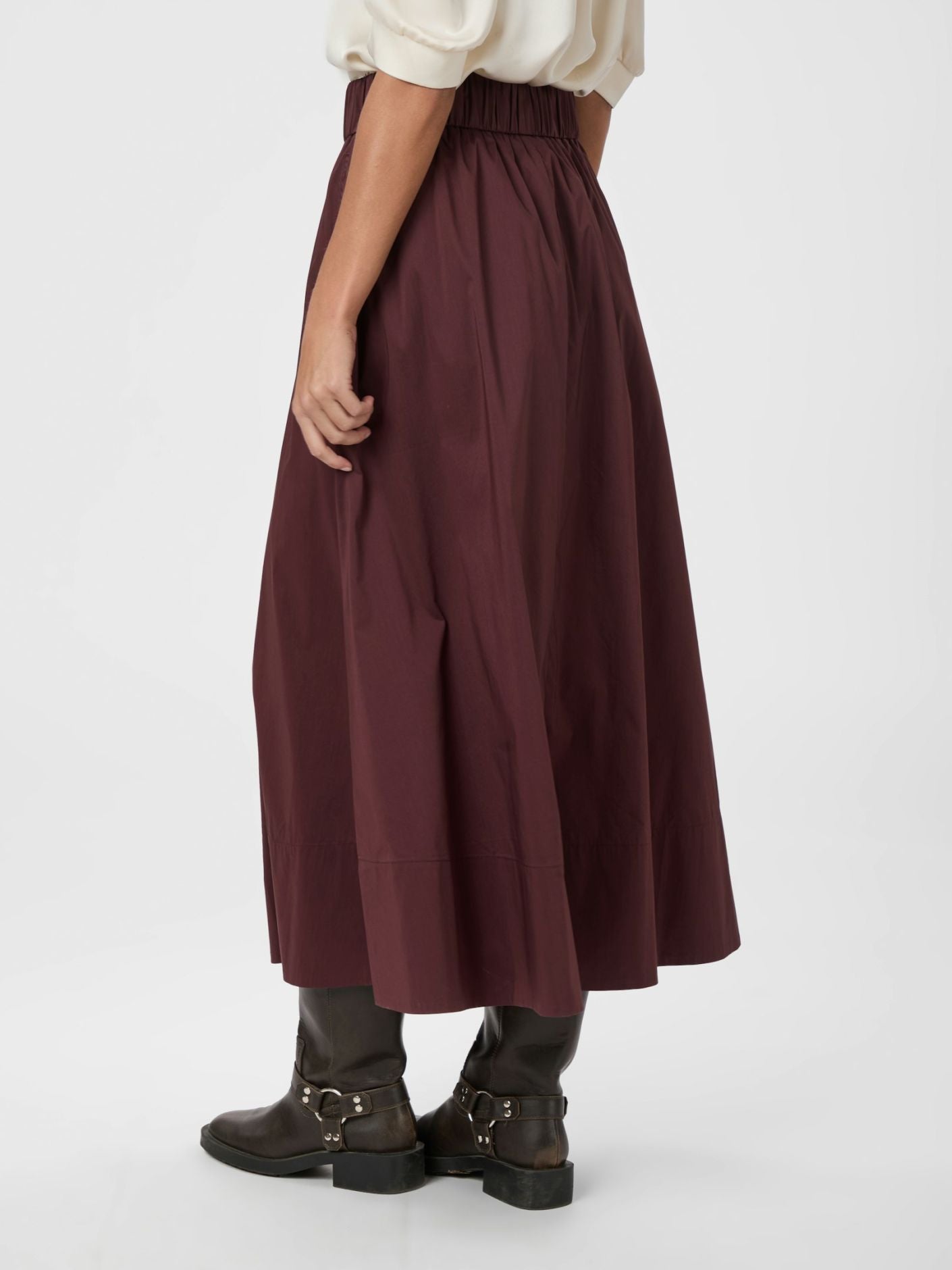 Neo Noir Yara Poplin Skirt