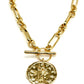 T Bar Coin Necklace