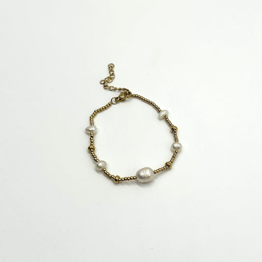 Pear and Chain Bracelet