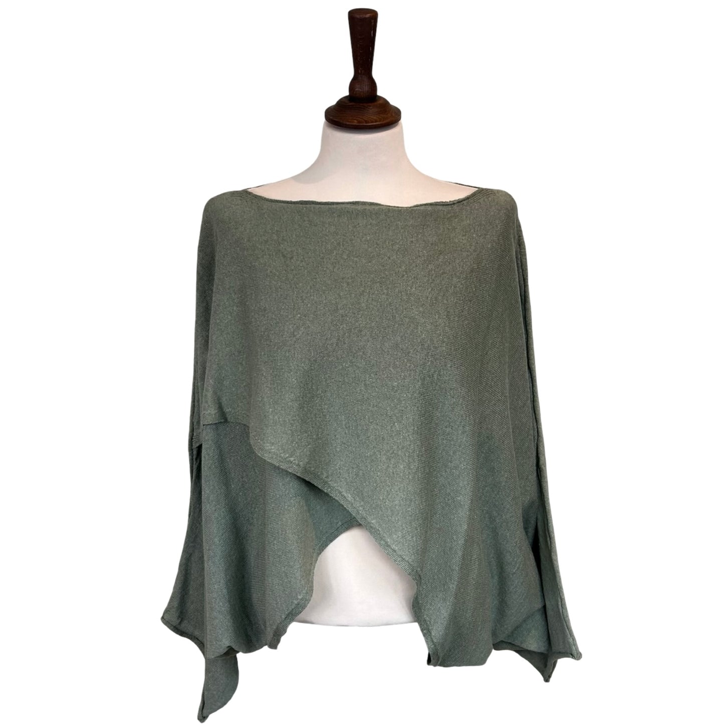 Addison Cross Front Poncho Type Top