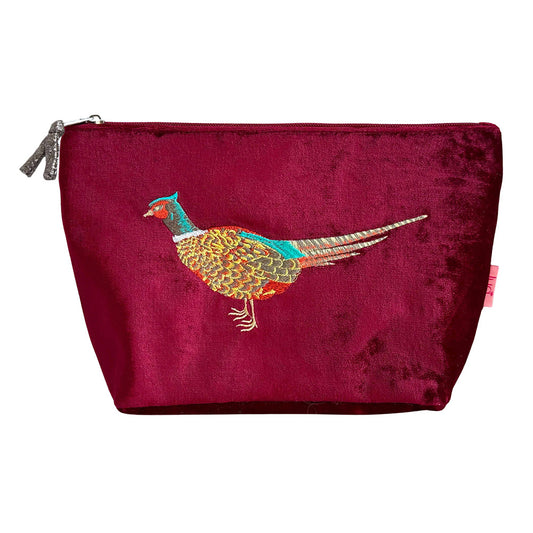 Pheasant Large Cosmetic Purse