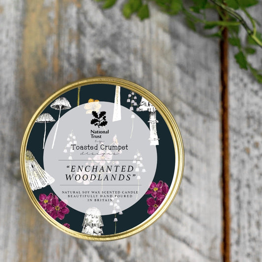 Toasted Crumpet Enchanted Woodlands Candle Tin