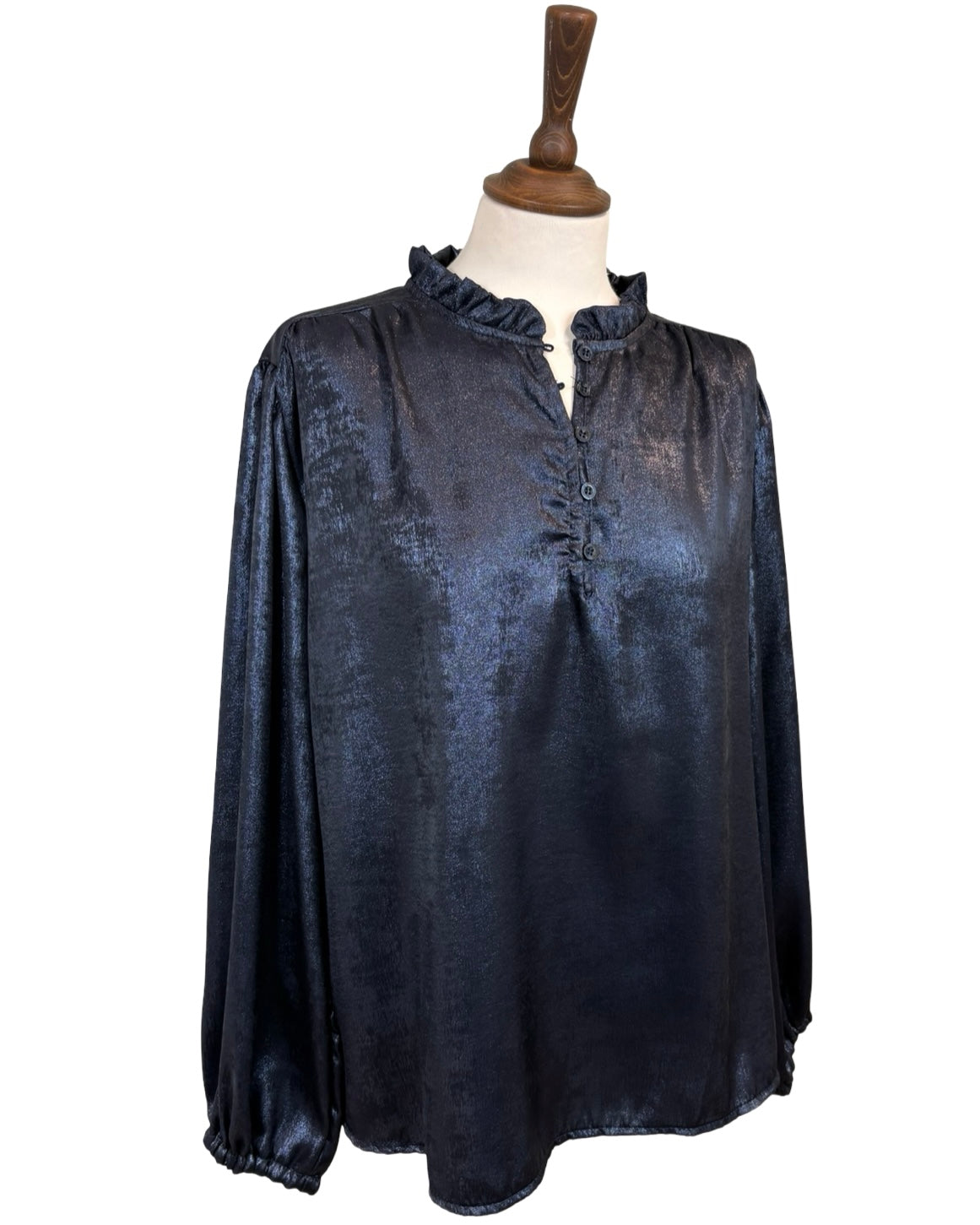 Nicole Metallic Blouse
