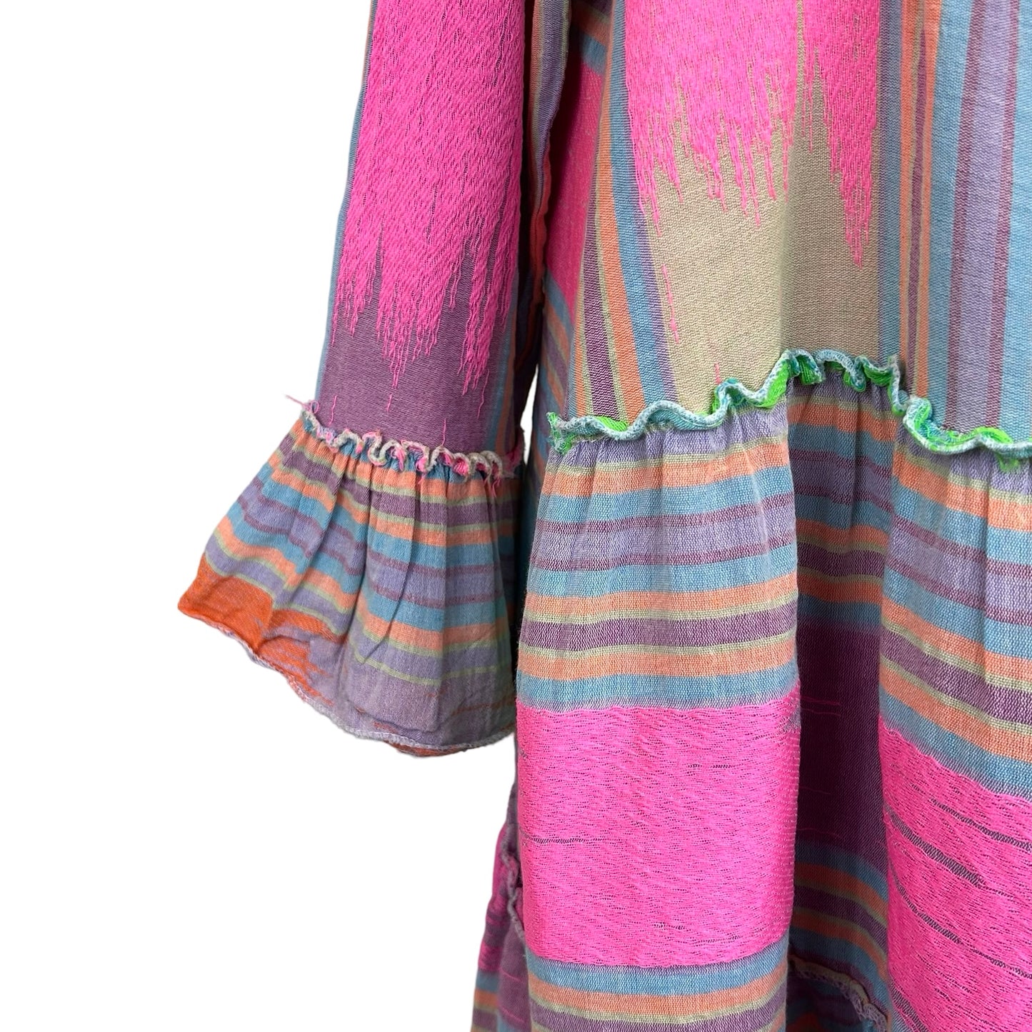 Lyra Stripe Tiered Dress