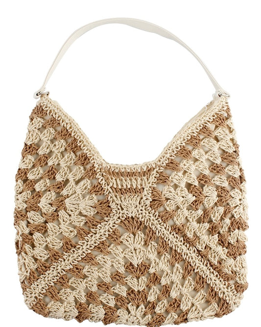 Straw Slouchy Bag