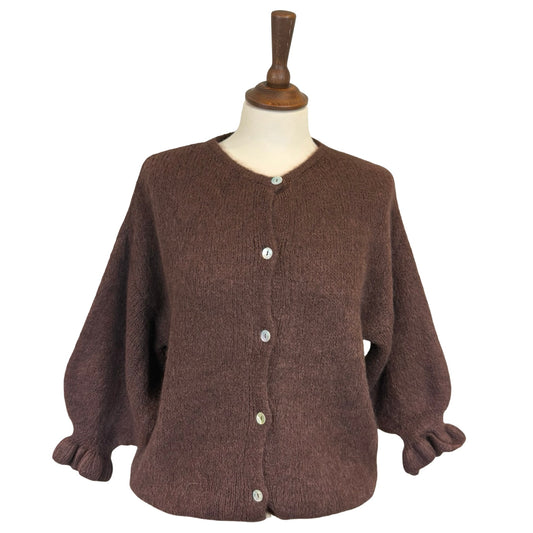 Clara Ruffle Sleeve Cardigan